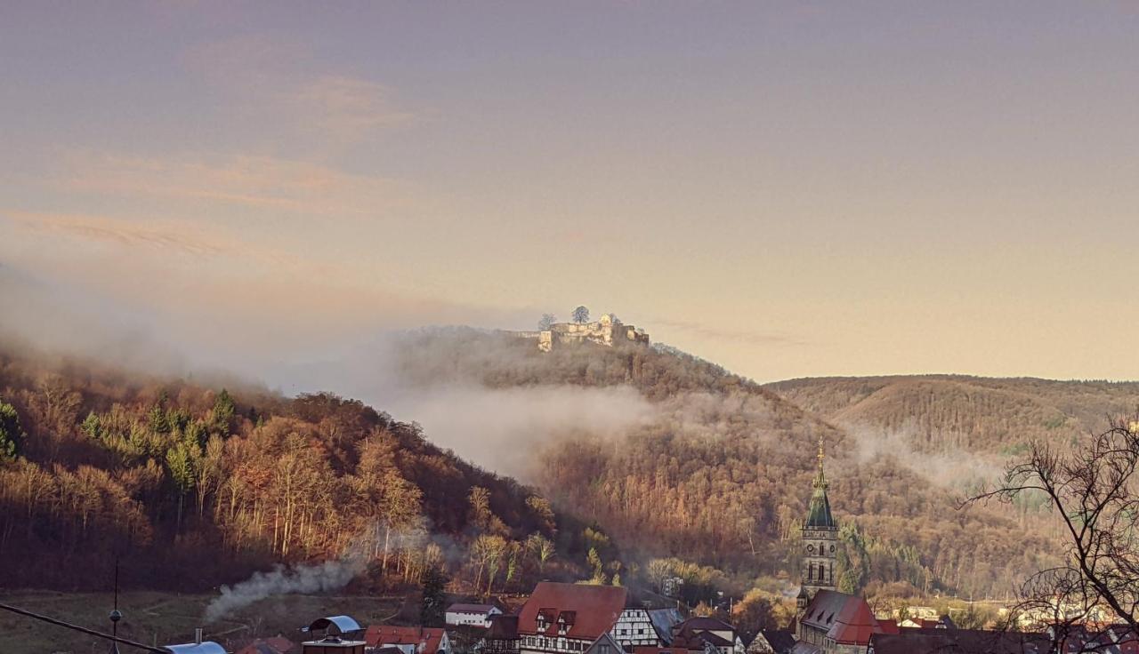 Ferienwohnung In Herrlicher Lage Bad Urach Bagian luar foto